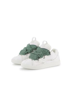 white leather sneakers LANVIN KIDS | N3021810P